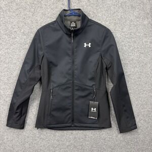 Under Armour Womens ColdGear Infrared Shield Jacket Black Full Zip XS